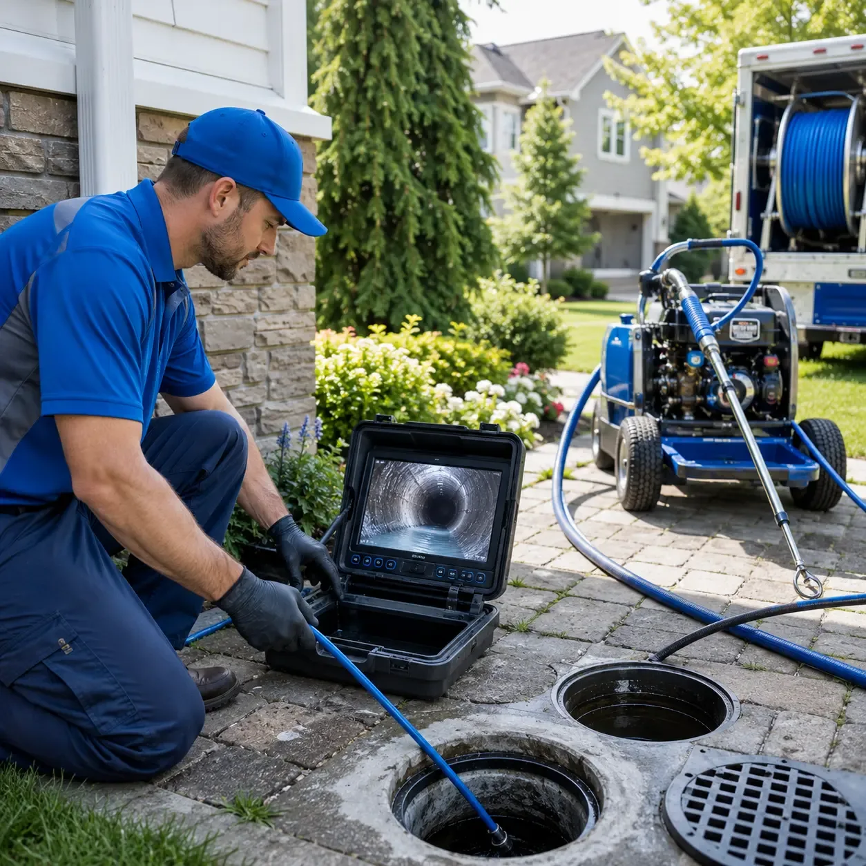 Outdoor drain cleaning professionals serving Farnham, NY